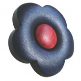 Contemporary Wooden Flower Knob 423AZ